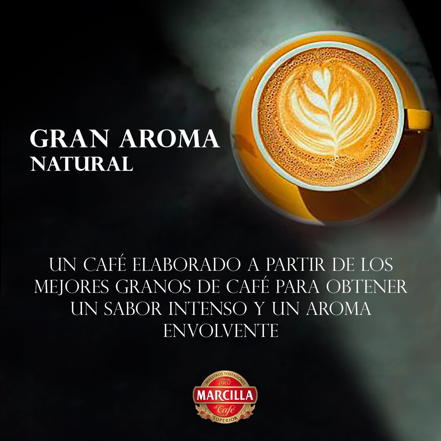Detalle 1 de Marcilla Gran Aroma Café en Grano 500g