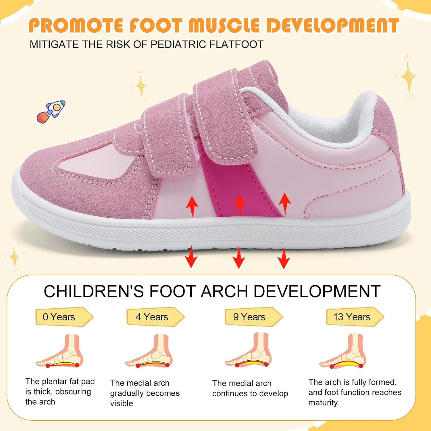 Detalle de Ciomokeo Toddler Shoes with Wide Toe