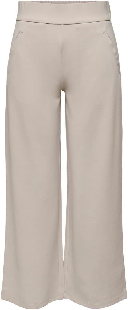 Detalle de JDY Damen Hose mit Weitem Bein und Elastischer Taille – Regulärer Schnitt, vielseitig kombinierbar