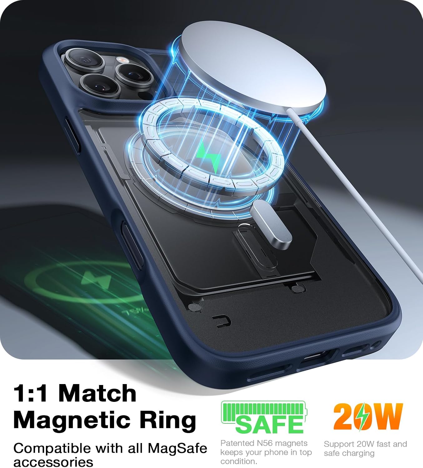 Detalle 2 de iPhone 16 Pro MagSafe case with 12FT shockproof