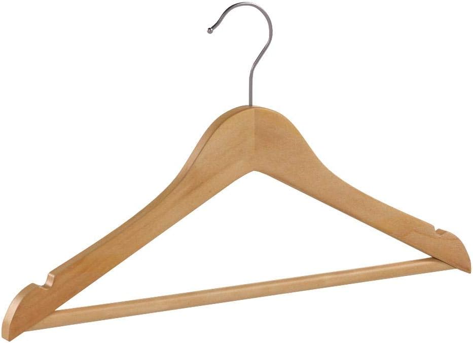 Detalle 2 de SONGMICS CRW006-20 Perchas de madera para niños 35 cm