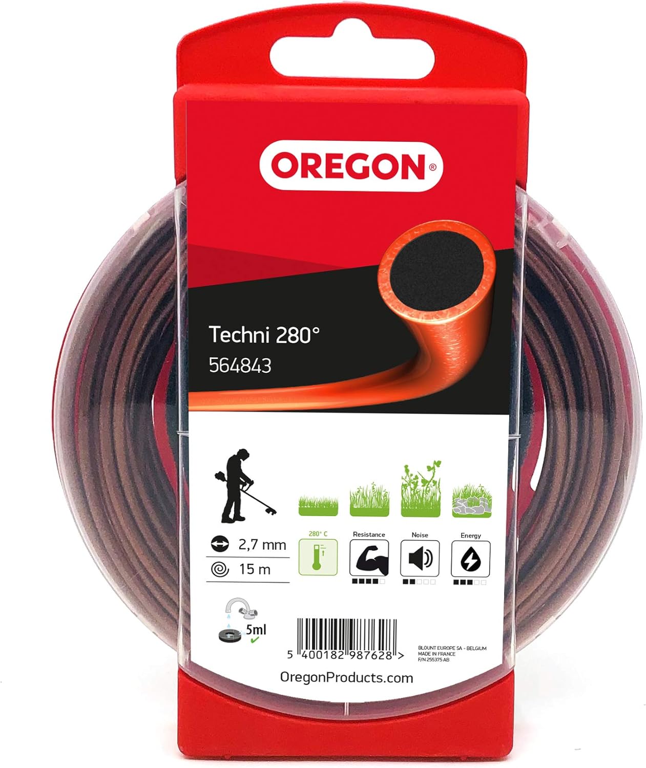 Detalle 2 de Oregon 545820 Filo per decespugliatore 2,80 mm
