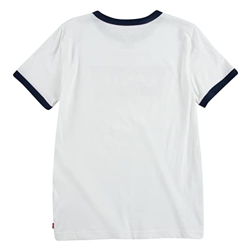 Thumbnail 2 de Levi's Kids Lvb-Batwing Ringer Tee Blanco 10 años