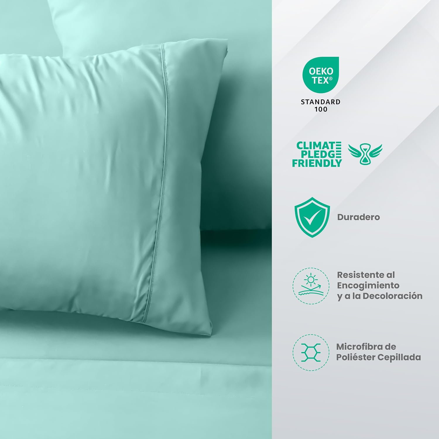 Detalle 2 de Utopia Bedding Juego de Sábanas 135x190 microfibra