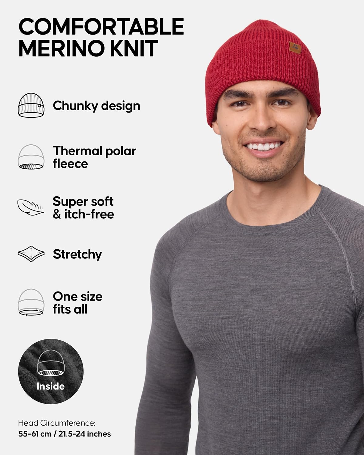 Thumbnail 1 de Danish Endurance Merino Beanie