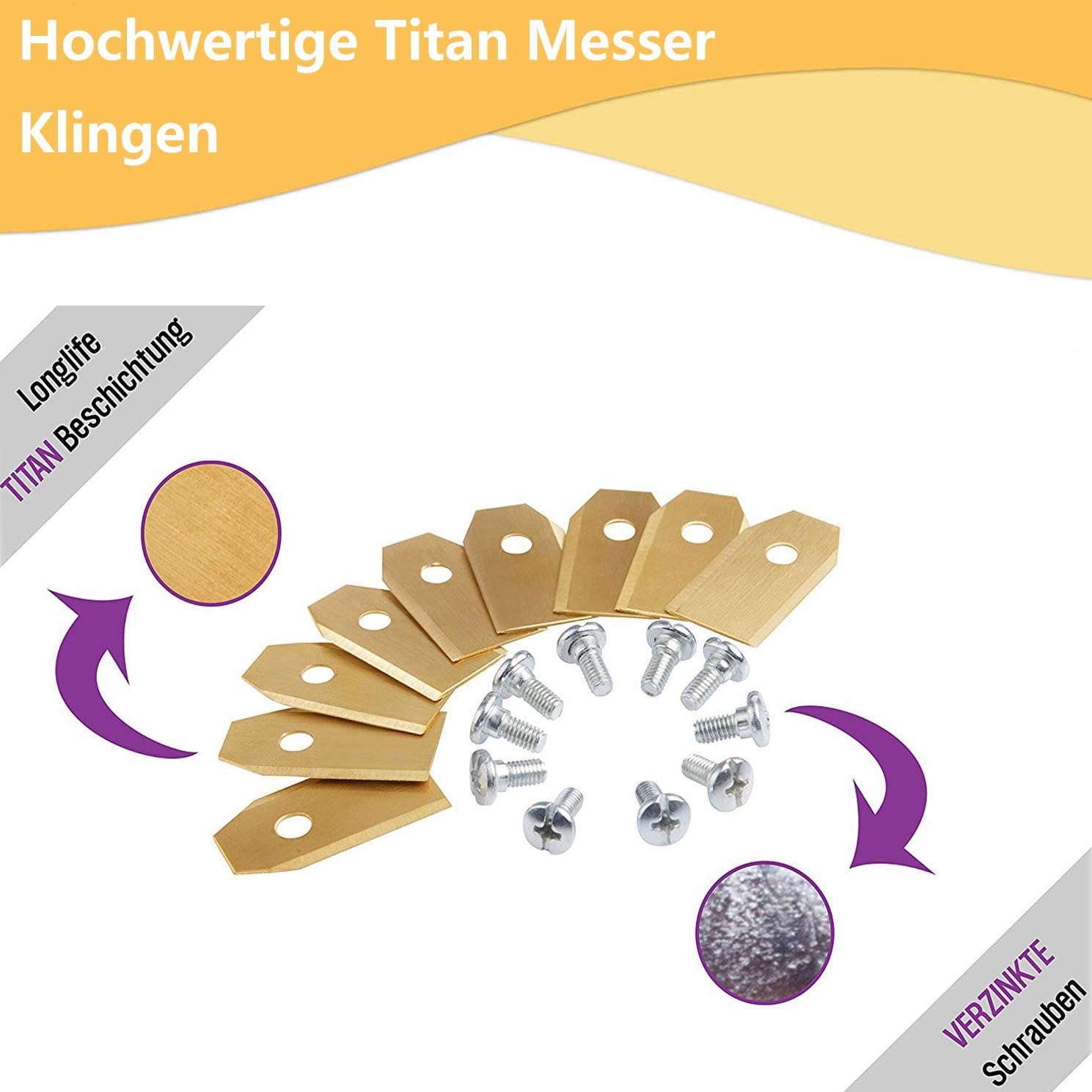 Thumbnail 1 de Titan-Klingenmesser 30er für Mähroboter