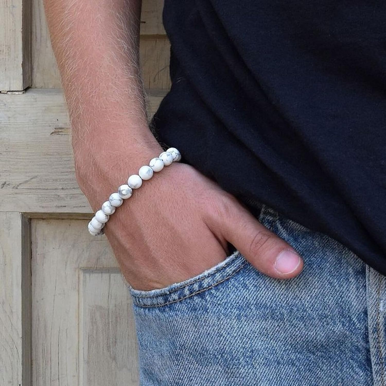 Thumbnail 5 de RANKEEF Bracelet œil de tigre 8MM Pour Homme