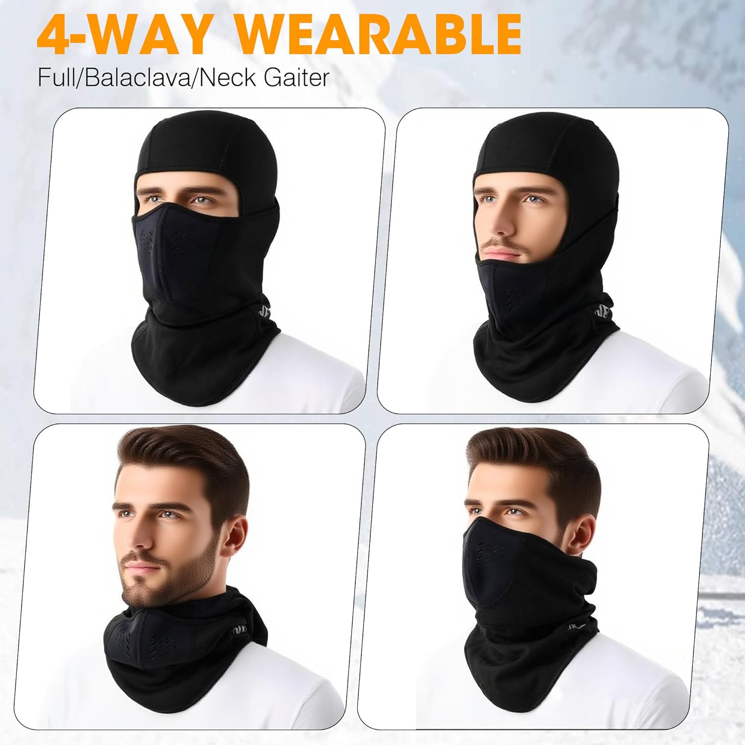 Thumbnail 1 de WTACTFUL Breathable Pro balaclava for skiing