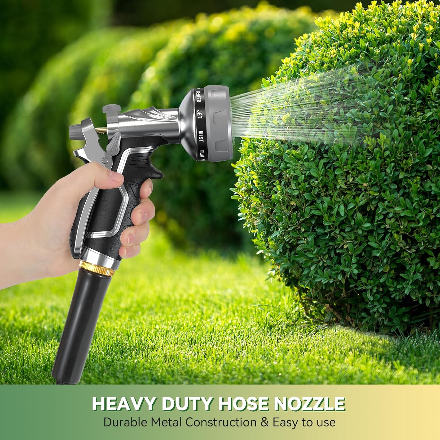 Thumbnail 5 de Heavy-Duty Metal Hose Pipe Spray Gun 8