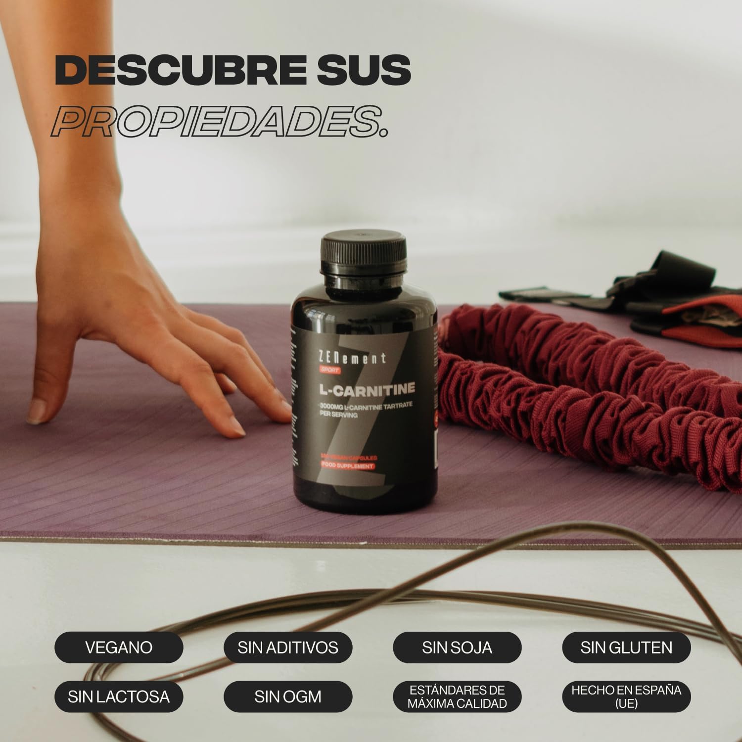 Thumbnail 1 de L-Carnitina Zenement 3000 mg - 180 Cápsulas Veganas 💪