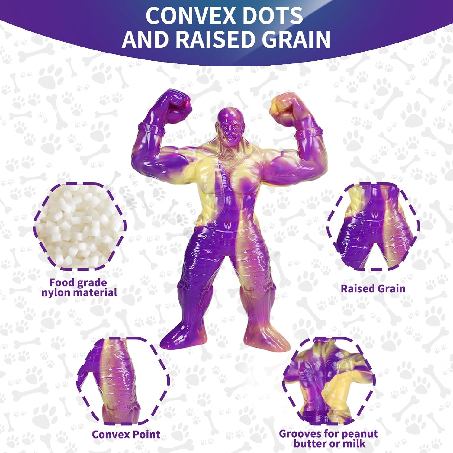 Thumbnail 4 de Herspany Indestructible Dog Chew Toy