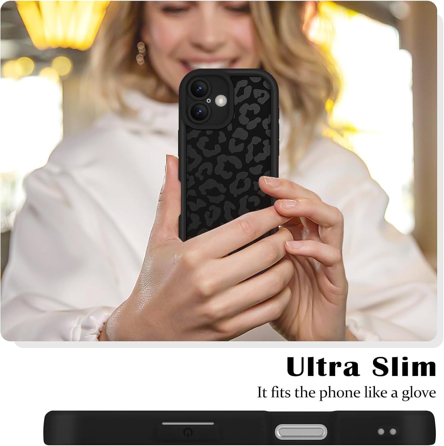 Thumbnail 4 de Newseego Case for iPhone 17 – Leopard Print, Soft TPU, Shockproof