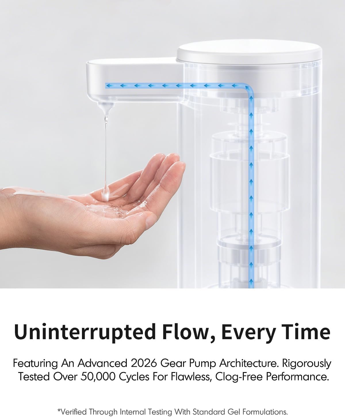 Thumbnail 2 de LAOPAO Distributeur de savon automatique en acier inoxydable avec capteur infrarouge et chargement USB-C