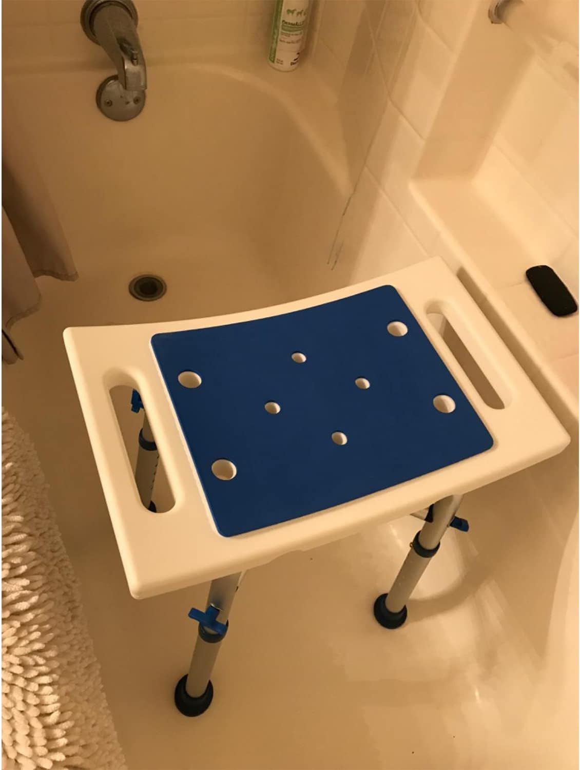 Thumbnail 6 de LandTale Heavy Duty Shower Stool (500Lb) – Height Adjustable, Anti-Slip, Tool-Free Assembly