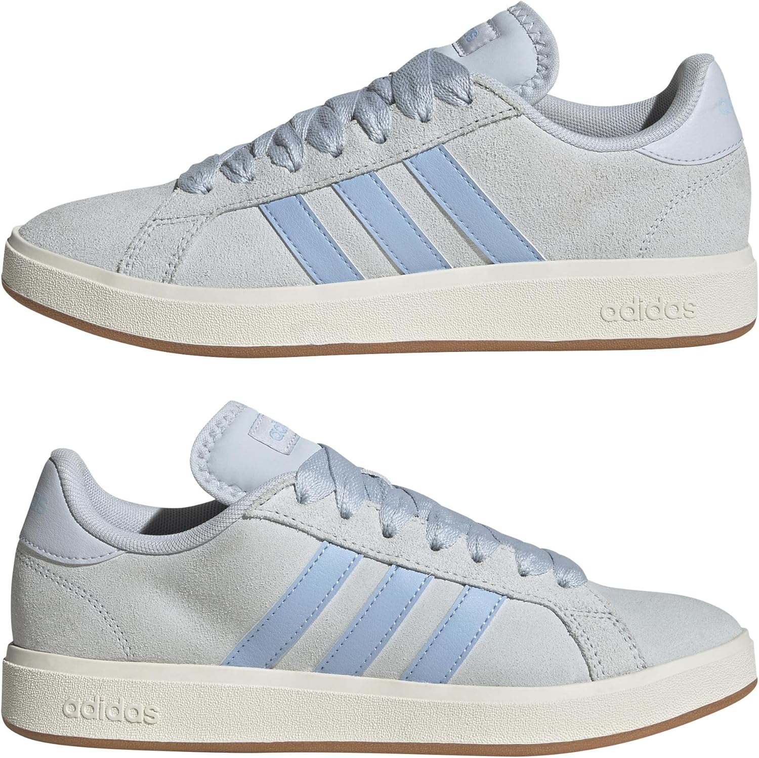 Thumbnail 5 de adidas Damen Grand Court Base 00s Sneaker mit Wildleder-Optik – Reguläre Passform