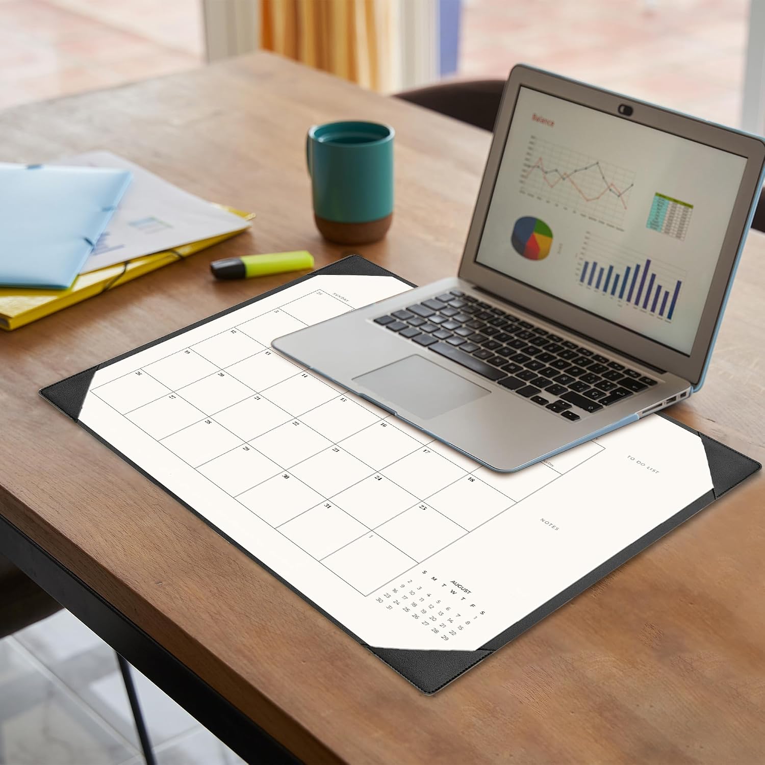 Thumbnail 2 de Adronix DC-22-17 Desk Calendar with 22 x 17-Inch Desk Mat, July 2026–December 2027