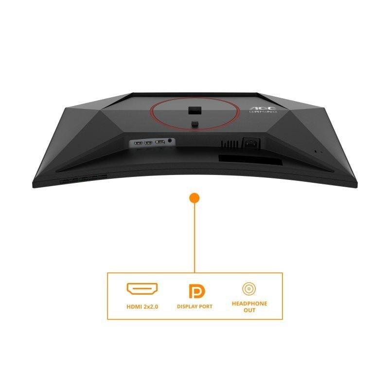 Detalle de Monitor AOC CQ27G4Z2 27" QHD 260 Hz: velocidad, curva e inmersión para gaming y creación