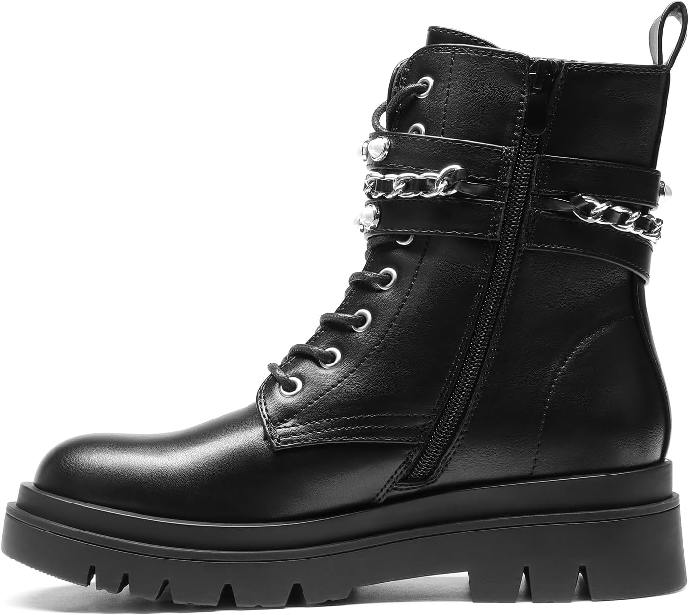 Detalle 2 de DREAM PAIRS Women's Combat Boots with a 2-Inch Heel