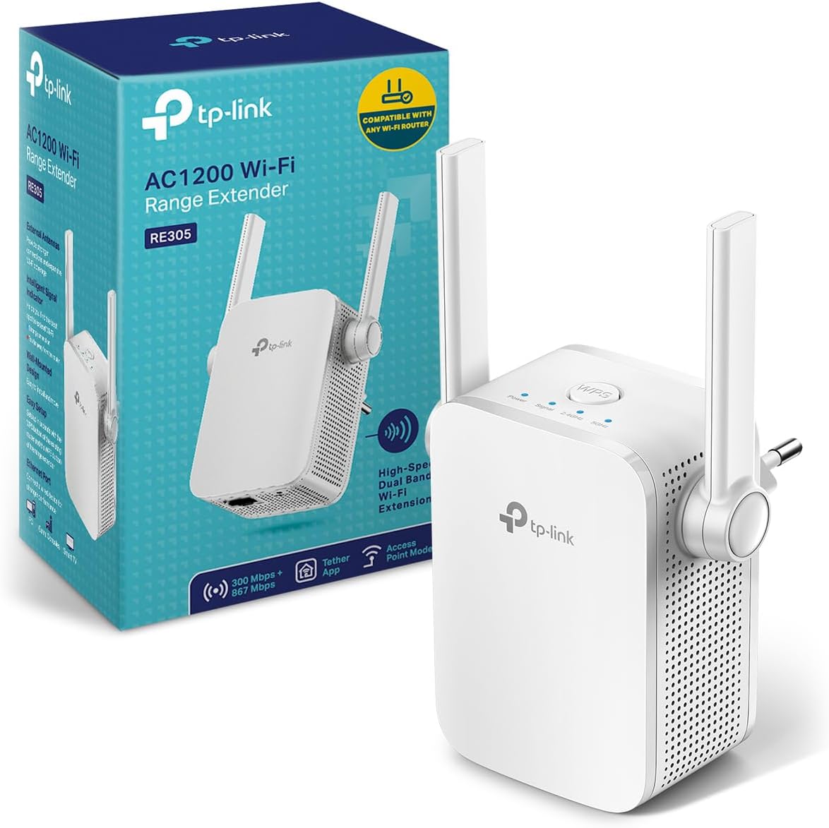 TP-Link RE305 : répéteur WiFi double bande AC1200 avec port Ethernet