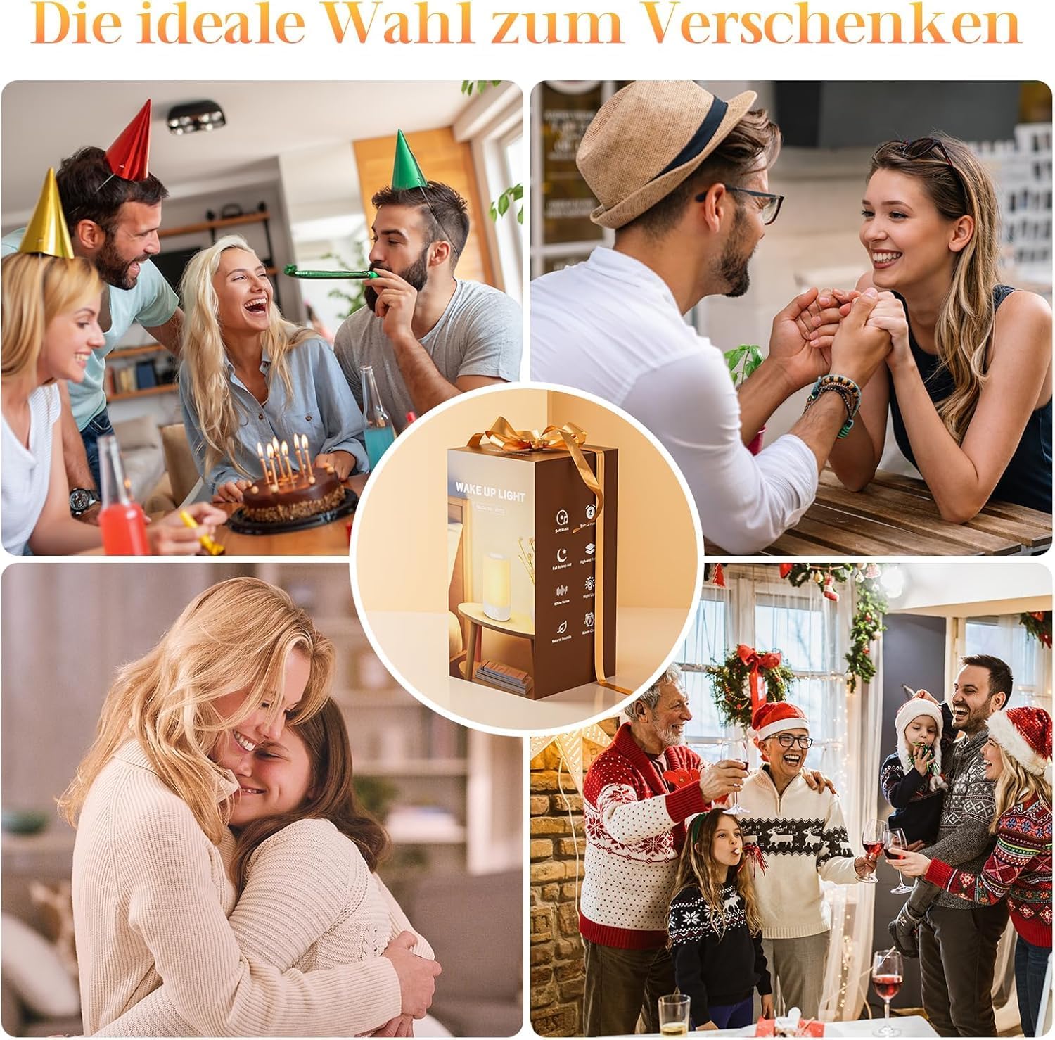 Thumbnail 6 de Foryond Tageslichtwecker mit 30 Naturgeräuschen – Sunrise-Wecker, Dimmbare Nachtlampe und Einschlafhilfe