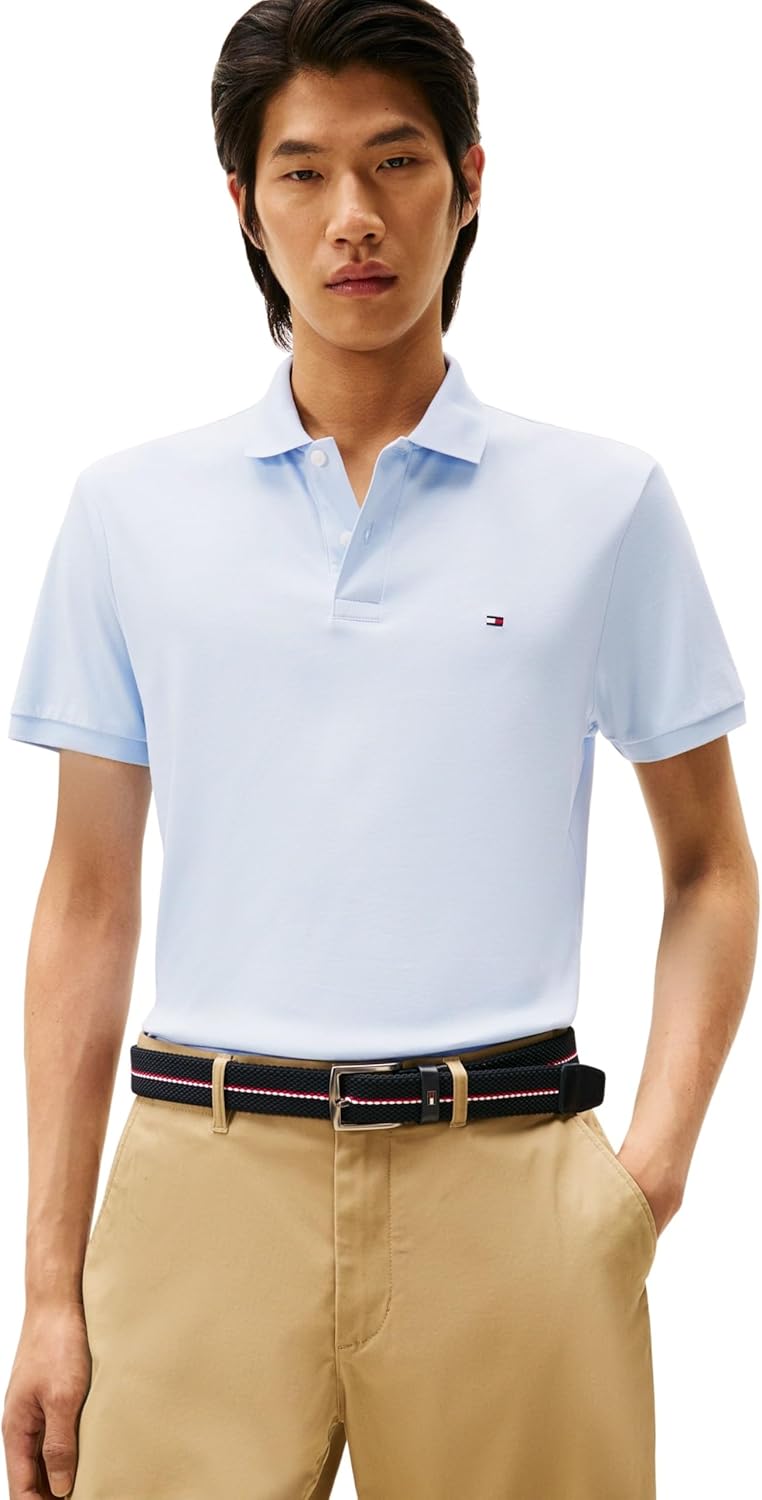 Thumbnail 6 de Tommy Hilfiger Polo S/S Uomo – tessuto morbido, vestibilità regolare e ricamo iconico
