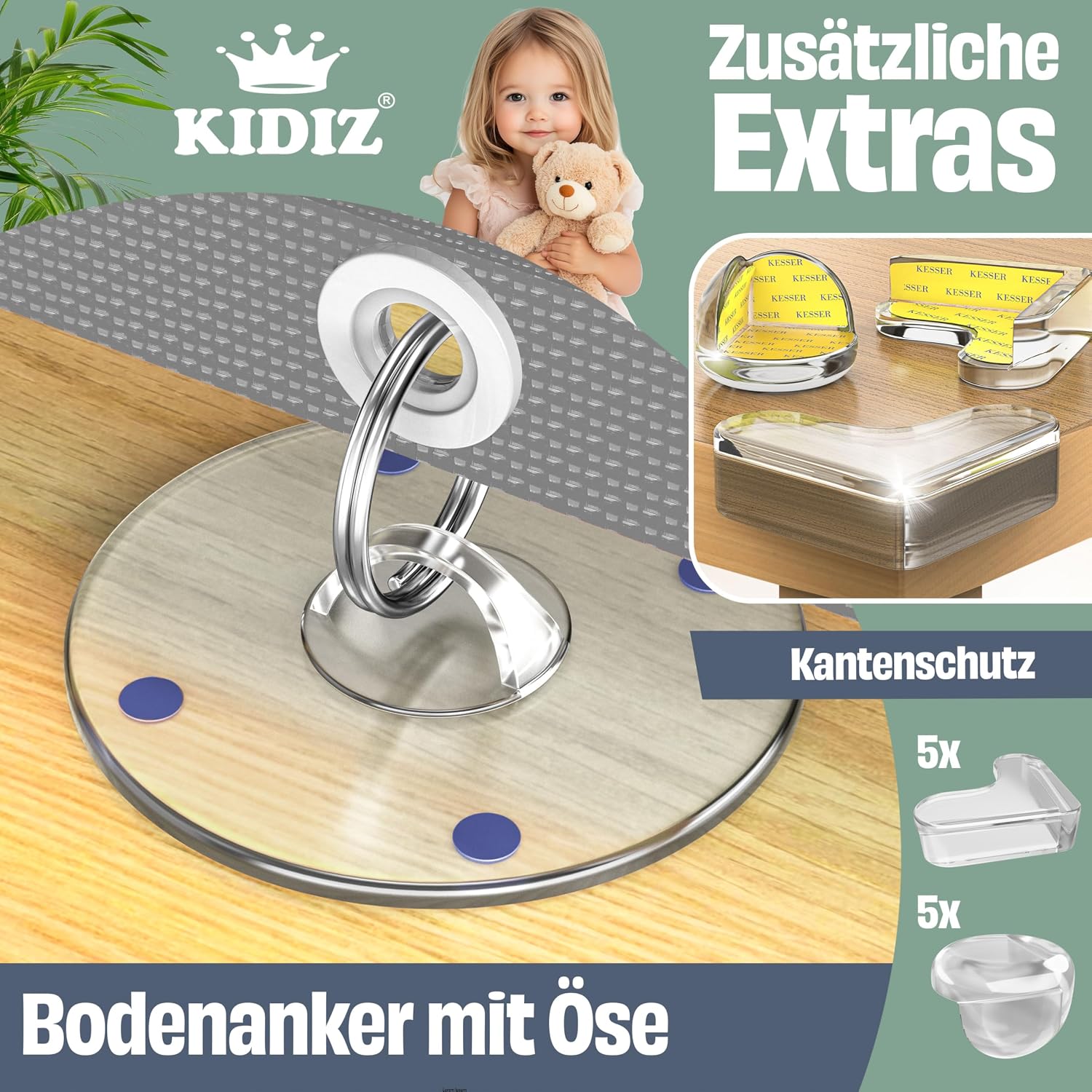 Thumbnail 6 de KIDIZ Treppenschutzgitter 0–140 cm 🚪