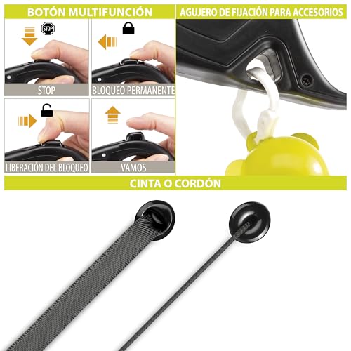 Detalle 2 de Ferplast Flippy One Tape M correa extensible 5 m para perros 🐕