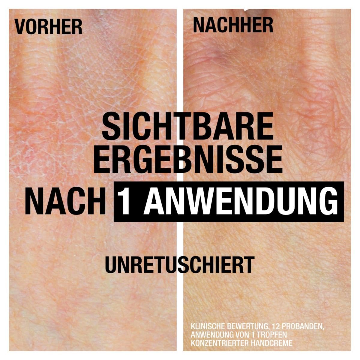 Detalle de Neutrogena Handcreme konzentriert unparfümiert (6x50 ml) – intensive Feuchtigkeit mit Glycerin und Vitamin E