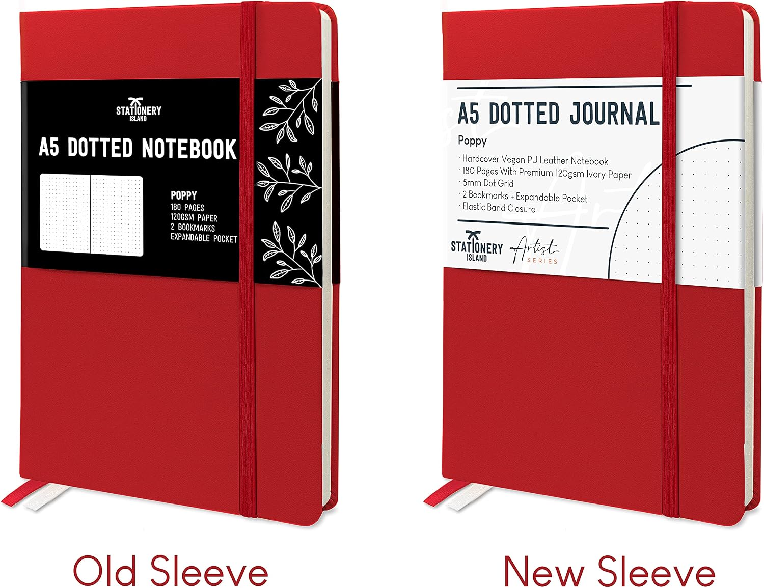Thumbnail 6 de STATIONERY ISLAND Bullet Dotted Journal A5 – Hard Cover, 180‑page A5 Dot Grid Notebook