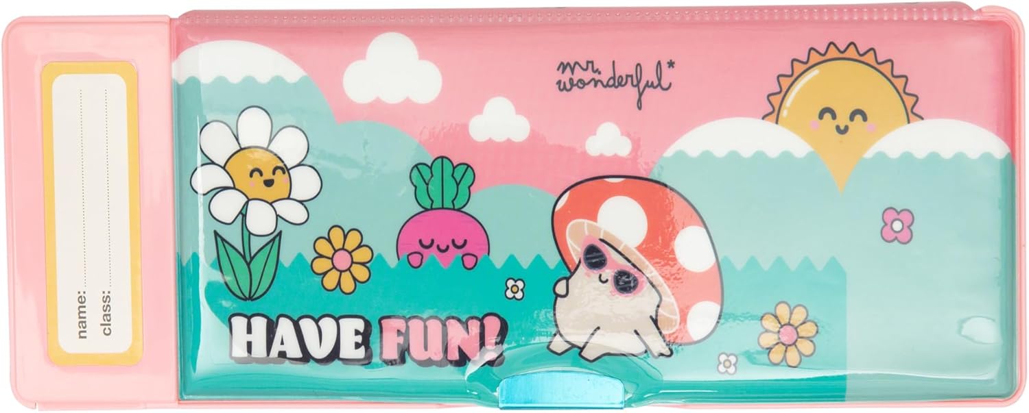 Detalle de Mr. Wonderful Estuche Astuccio Multifunzione Have Fun – Classico Multi-Scomparto