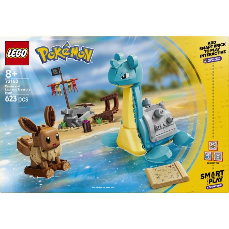 Thumbnail 2 de LEGO Pokémon SMART Play Búsqueda del Tesoro Eevee y Lapras 72162 (623 piezas) - análisis y guía de compra