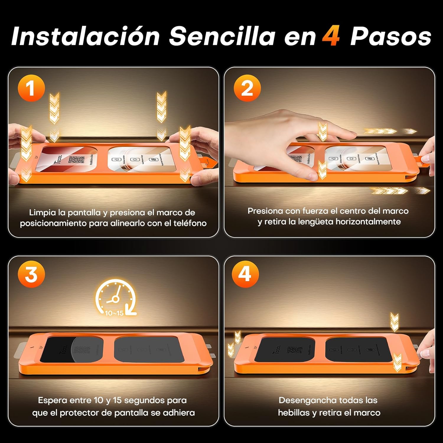 Thumbnail 4 de TOCOL Protector Pantalla para iPhone 17 Pro Max