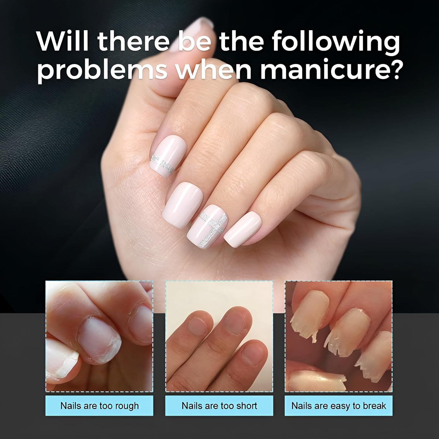 Thumbnail 3 de TOMICCA Short Nail Tips 21-day hold