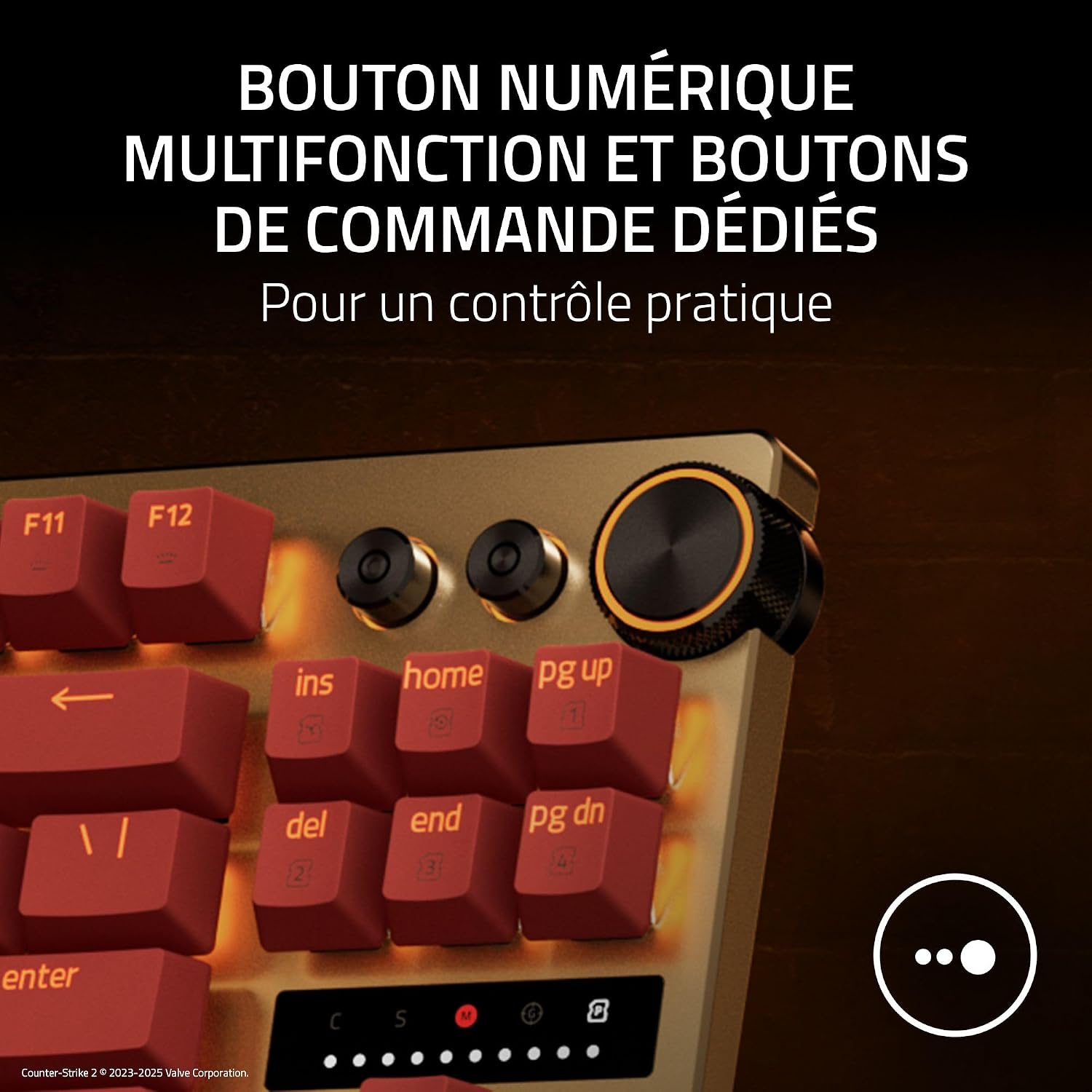 Thumbnail 6 de Razer Huntsman V3 Pro Tenkeyless Counter-Strike 2 Dragon Lore Edition – Clavier PC e-Sport TKL optique