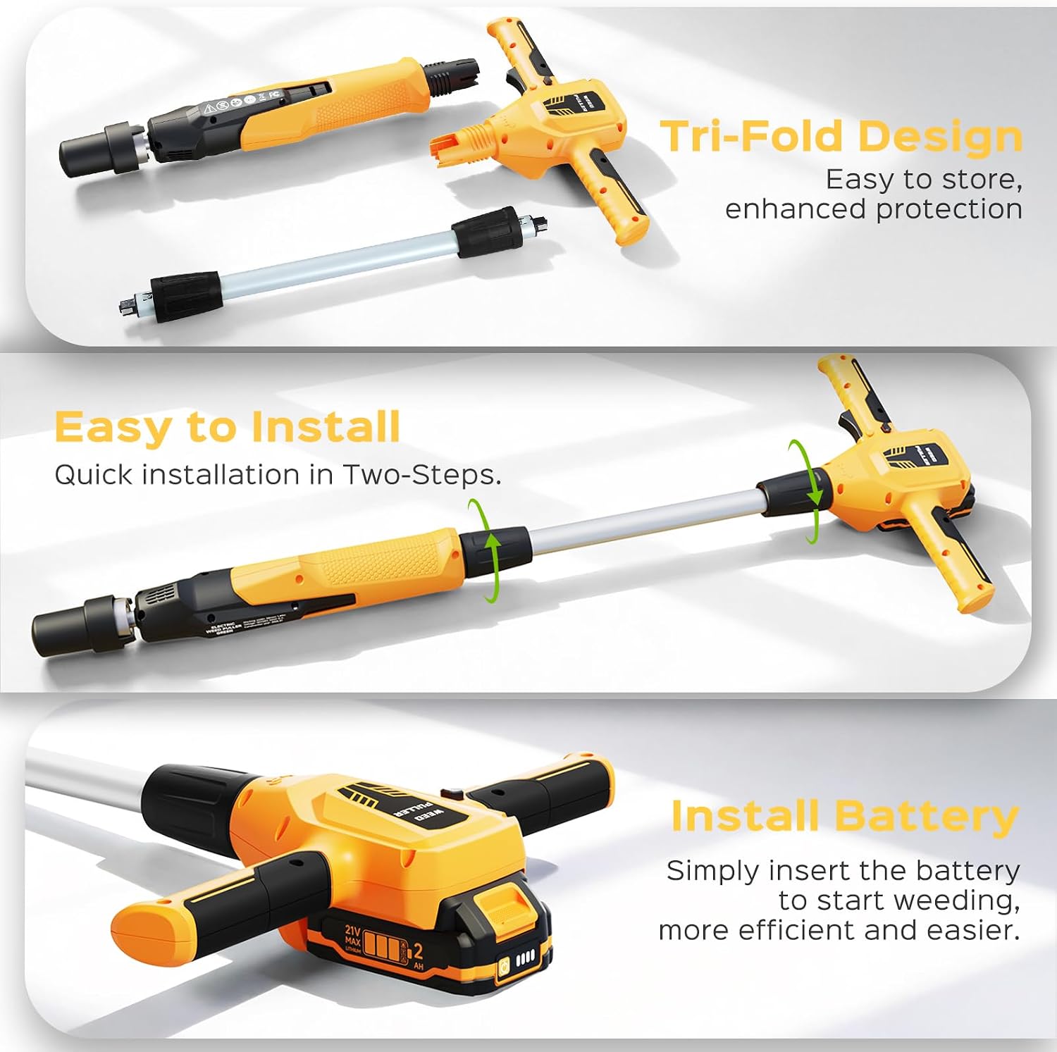 Thumbnail 6 de DIAINSKY Electric Weed Puller, 21V