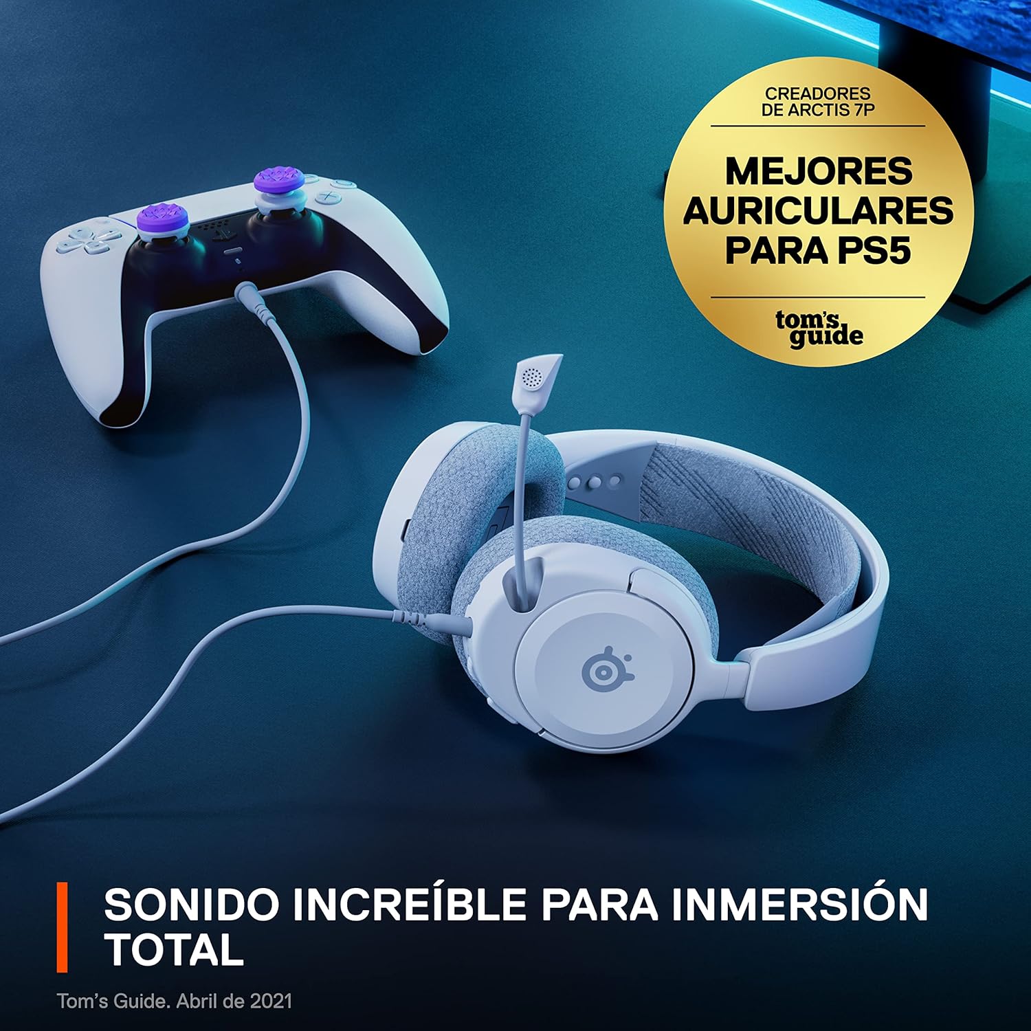Thumbnail 2 de SteelSeries Arctis Nova 1P cascos PS5 audio 360°