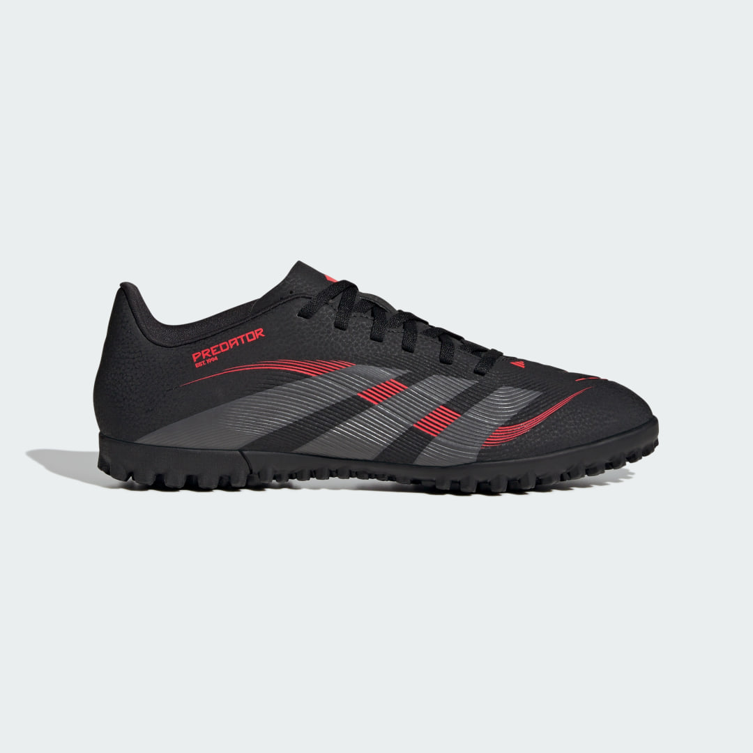 Detalle 2 de Adidas Predator Club moqueta — Zapatilla de fútbol en color Negro