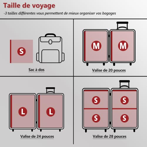 Detalle de Sac sous vide vêtements avec pompe électrique sans fil – SUOCO, 18 pièces (3 tailles)
