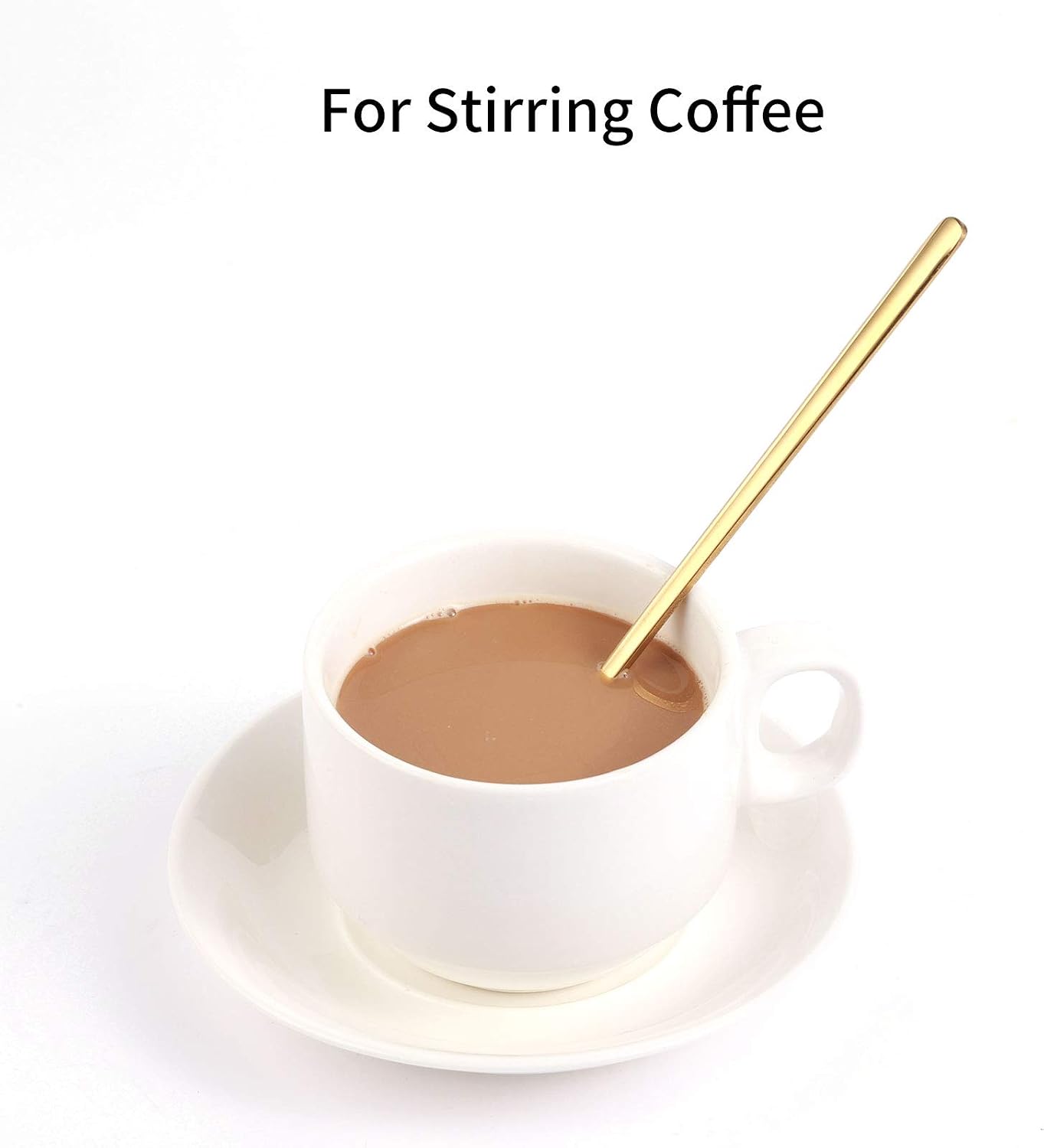 Detalle de 6.7" Long Handle Coffee Spoons 4 PCS 🥄