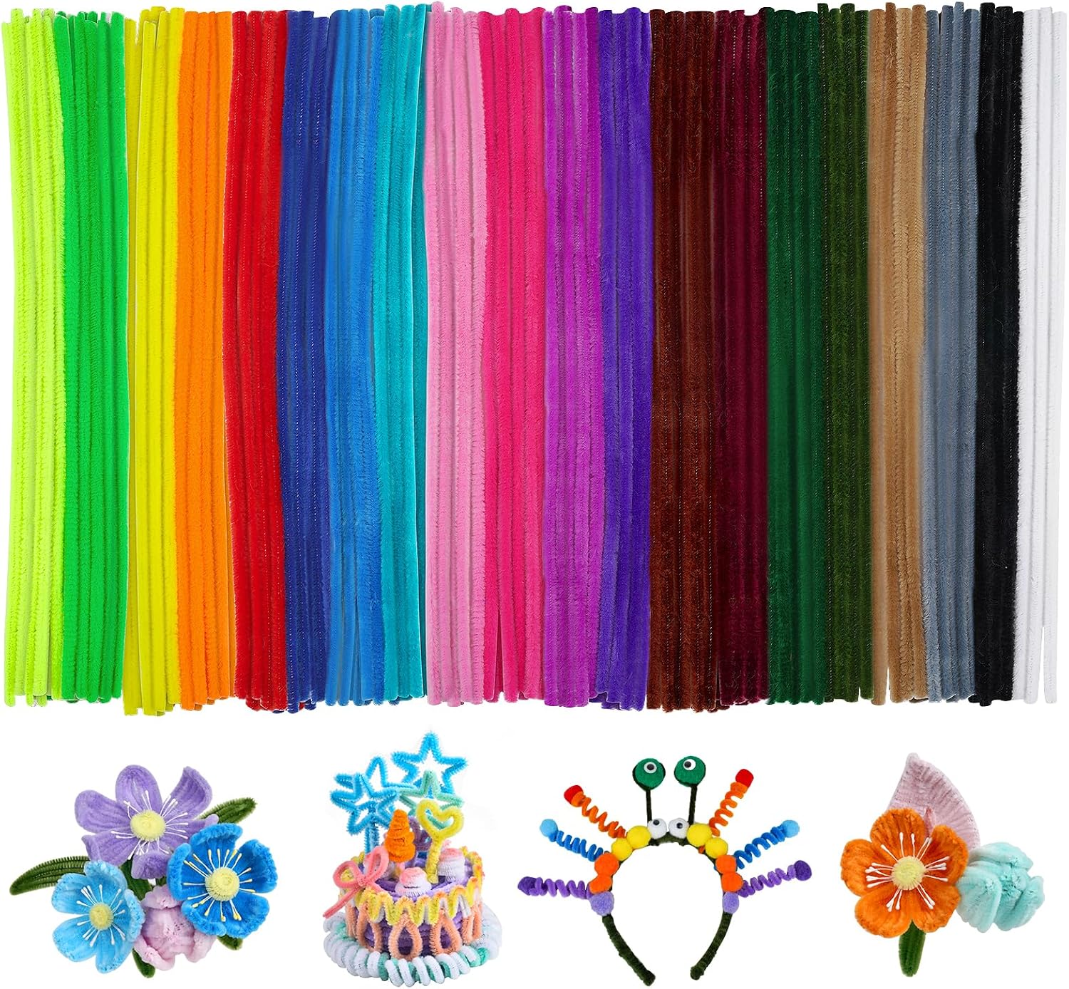 Ainiv 200PCS Pipe Cleaners 30cm