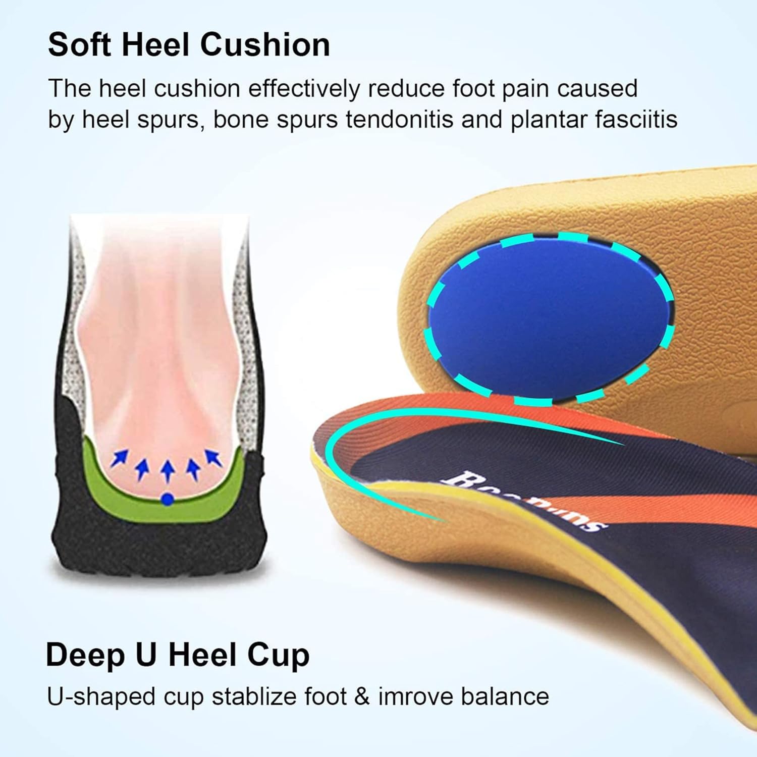 Detalle de RooRuns 3-4 Insoles arch support