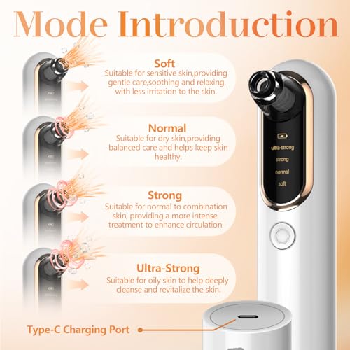 Detalle 2 de Yccu Blackhead Remover Vacuum 4 Modes
