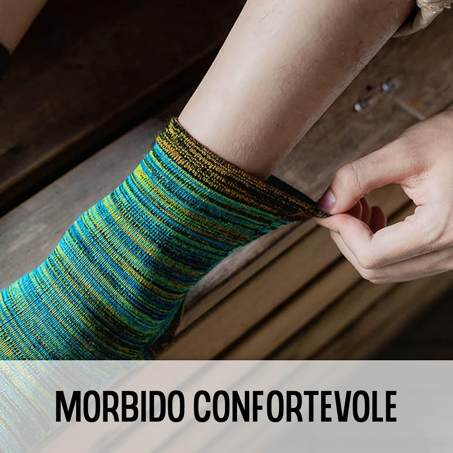 Detalle 2 de PUTUO Calze 5 Dita Uomo 39-47
