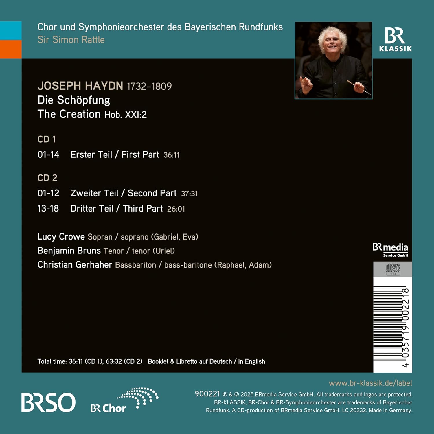 Thumbnail 1 de Joseph Haydn: The Creation vinyl LP 🎵