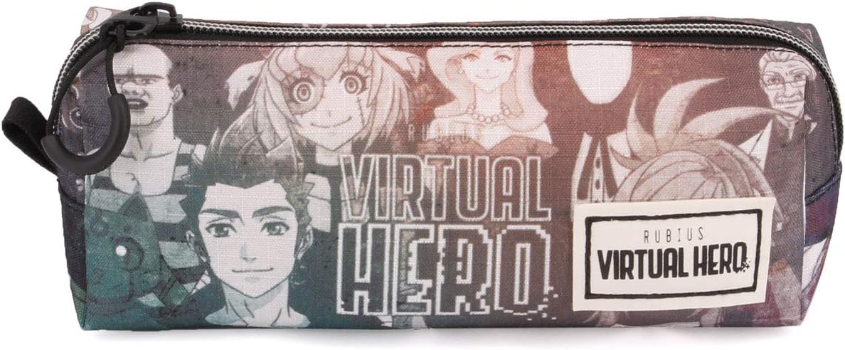 Thumbnail 1 de Virtual Hero VH-Trousse Carré HS, Brun — Trousse à profil carré avec fermeture éclair