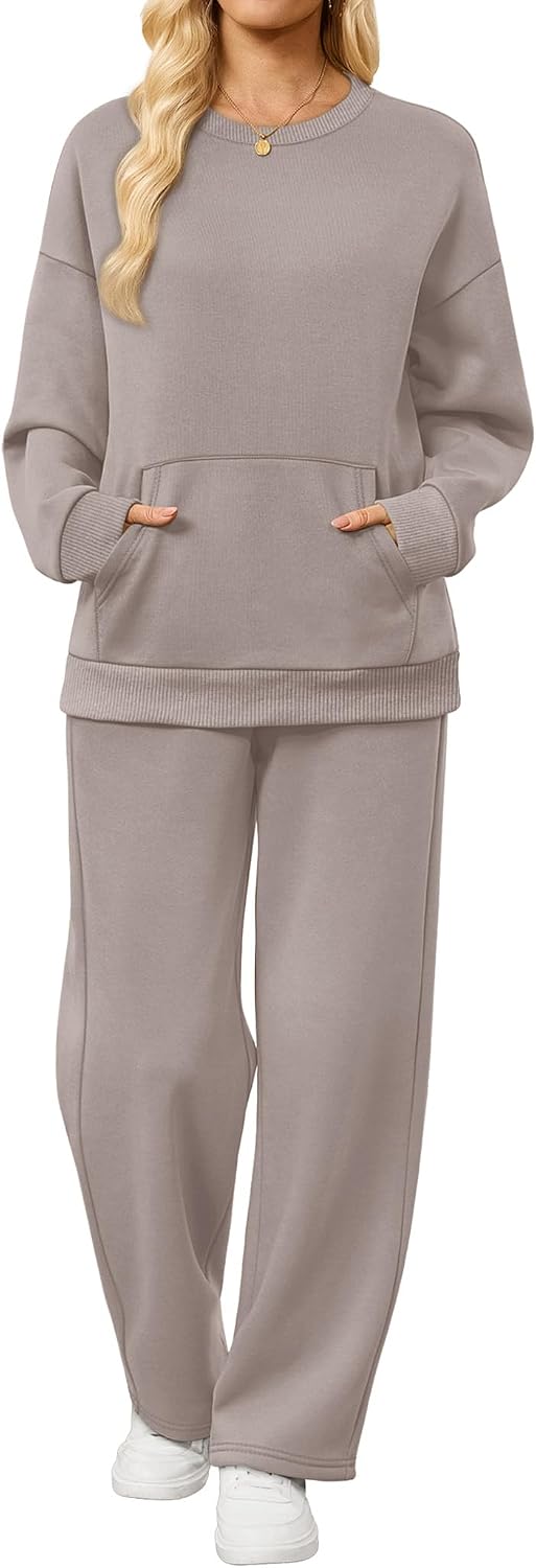 Detalle 2 de Sampeel Women's Lounge Set with Wide-Leg Pants
