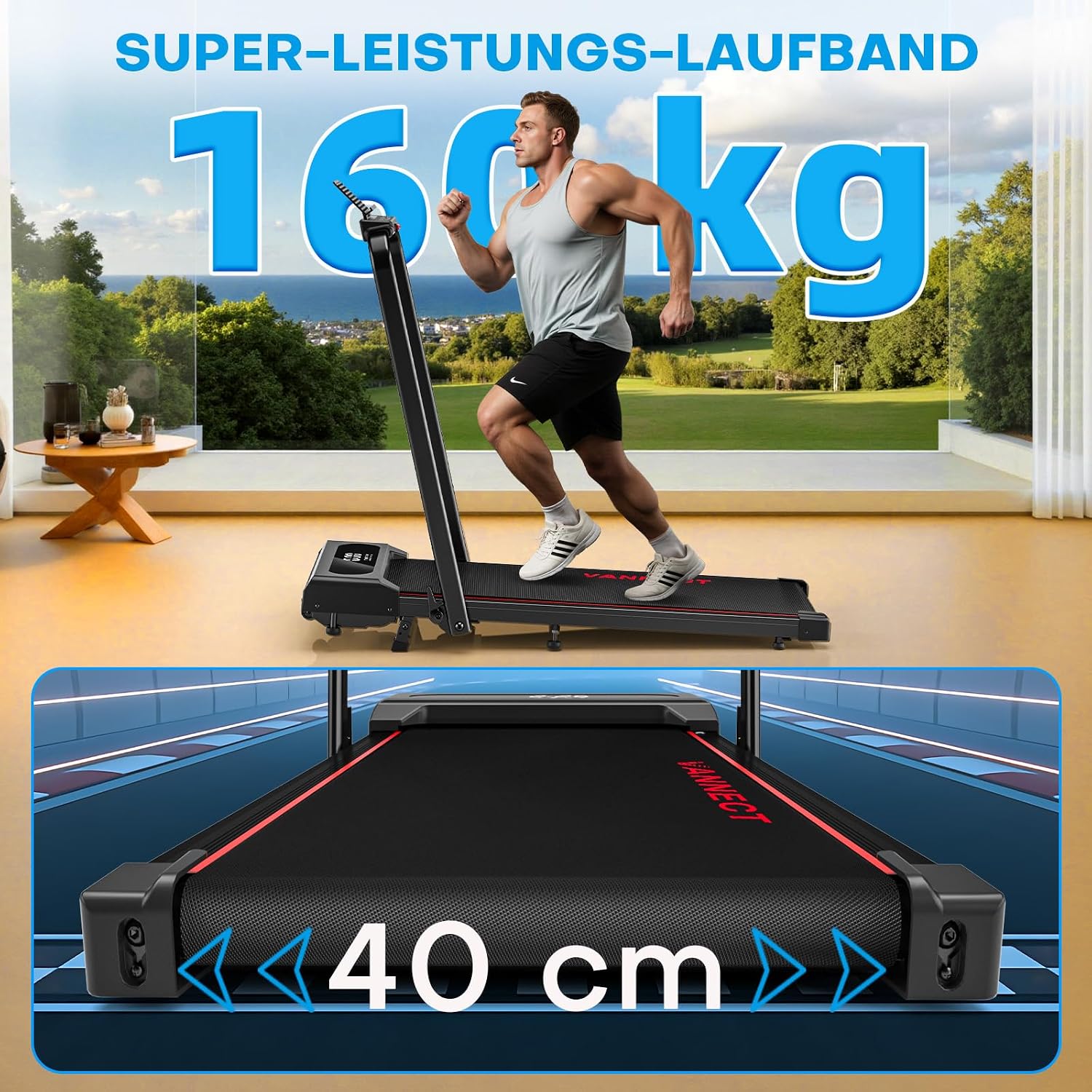Thumbnail 6 de VANNECT Walking Pad Laufband 1 bis 12 km/h