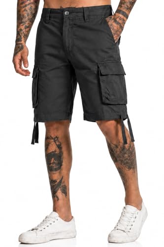 Detalle de Brandit Herren Urban Legend Shorts Cargos RS New Black 3XL