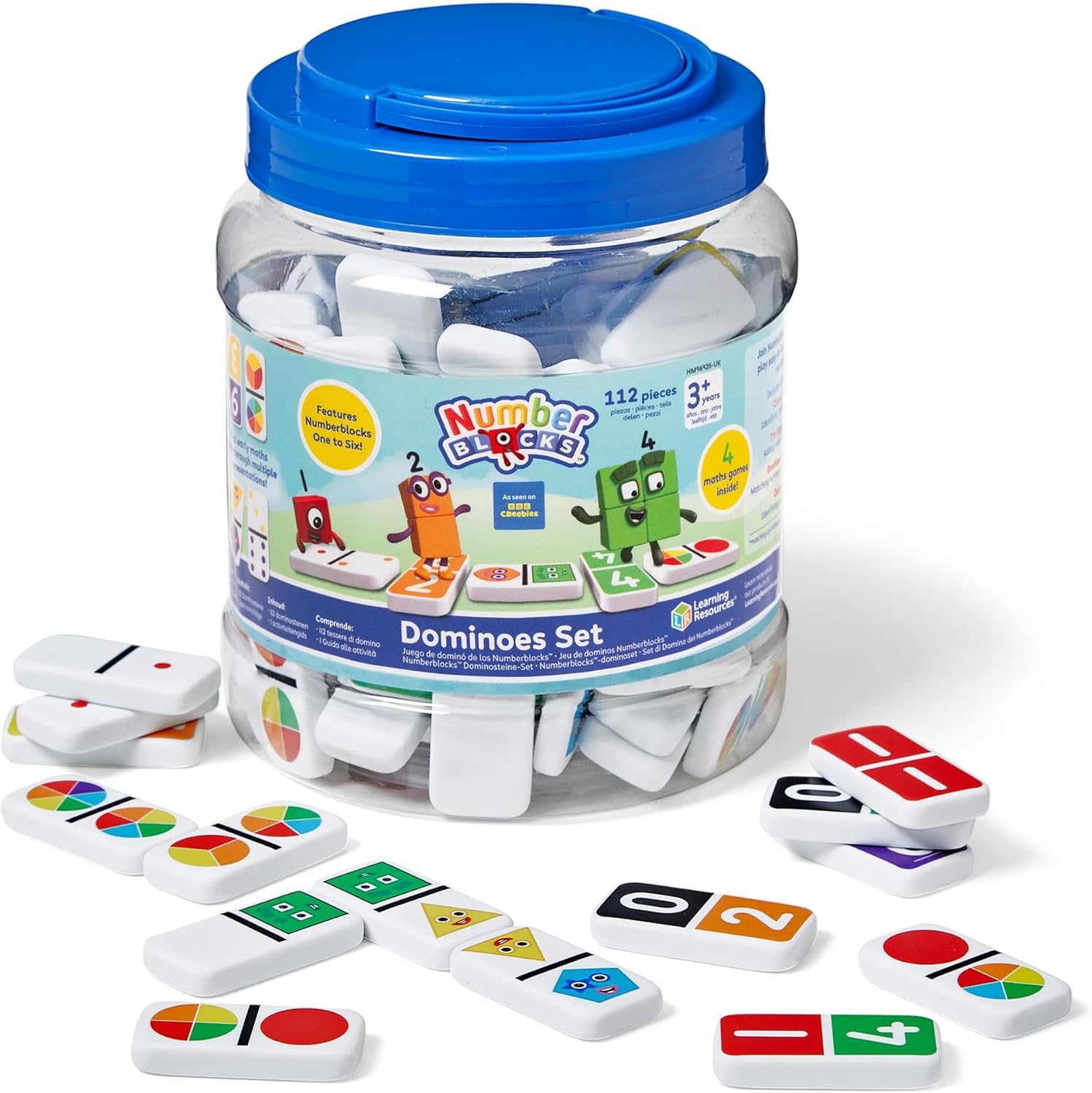 Detalle de Learning Resources Numberblocks Set di Domino: gioco educativo per numeri da 1 a 6