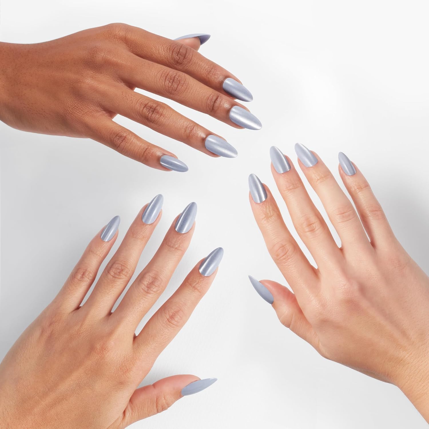 Thumbnail 2 de OPI xPRESS/ON Press On Nails Glitter & Shimmery – long & short, round & oval sets with nail glue (30 pcs)